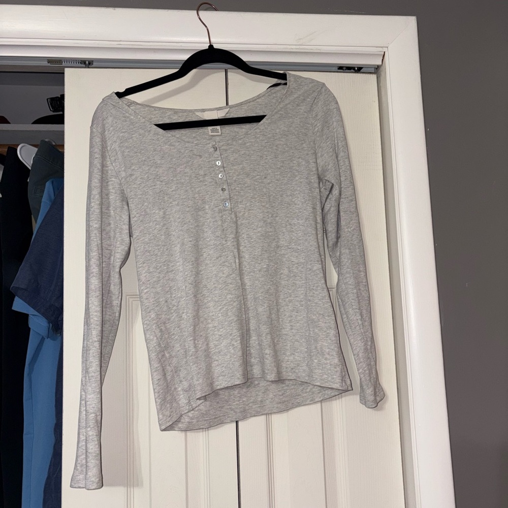 H&M ribbed Henley